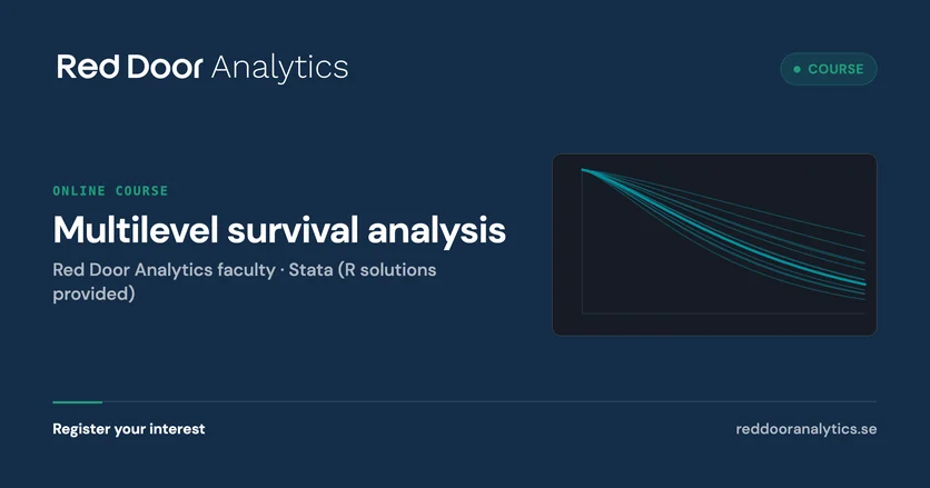 Multilevel survival analysis — Red Door Analytics