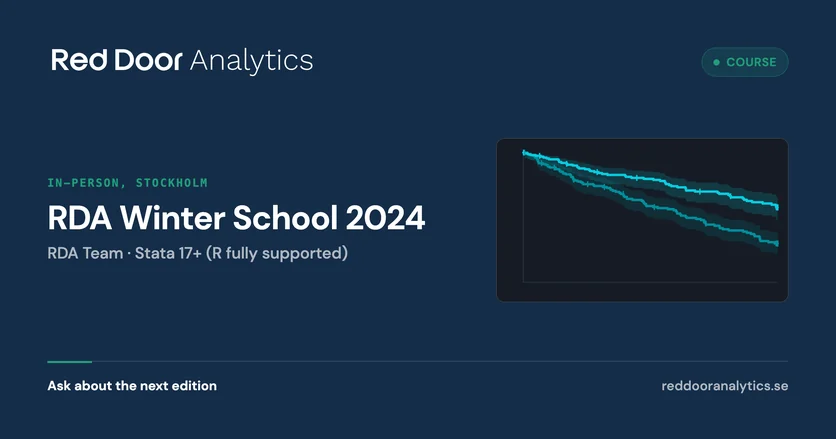 RDA Winter School 2024 — Red Door Analytics