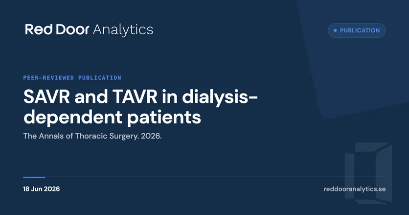 New publication in The Annals of Thoracic Surgery — Red Door Analytics