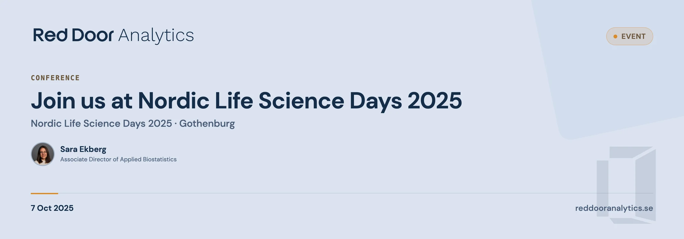 Join us at the Nordic Life Science Days 2025 — Red Door Analytics