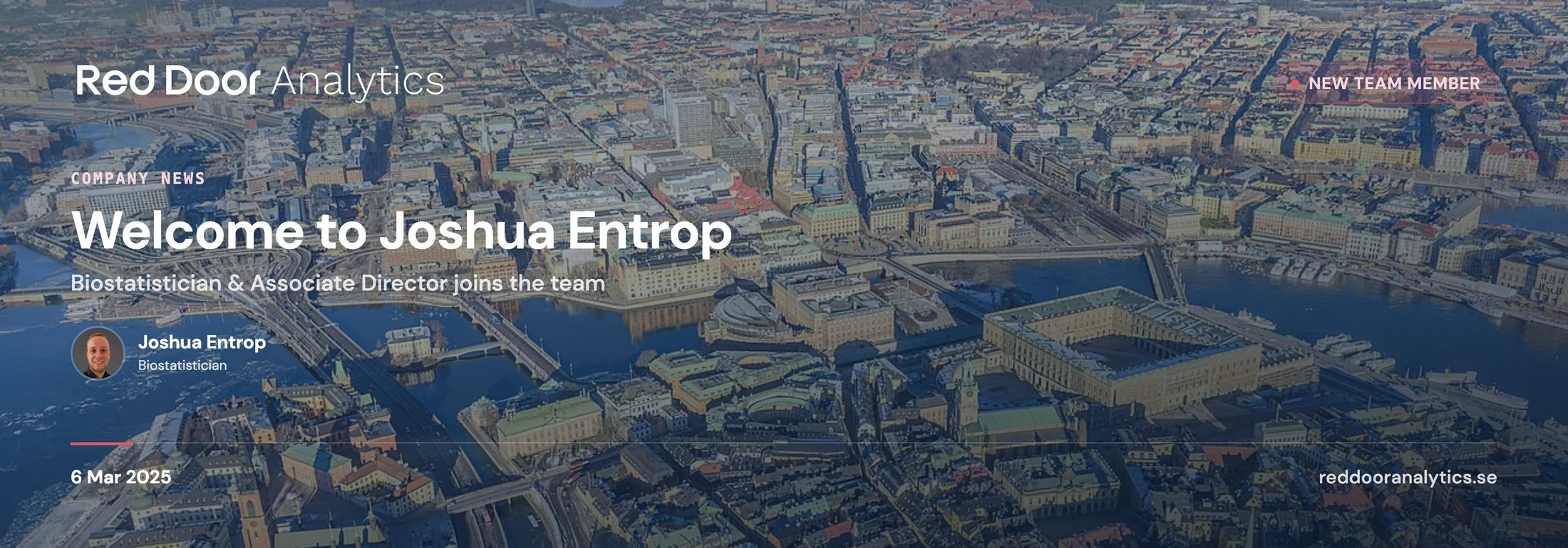 Welcome to Joshua Entrop — Red Door Analytics