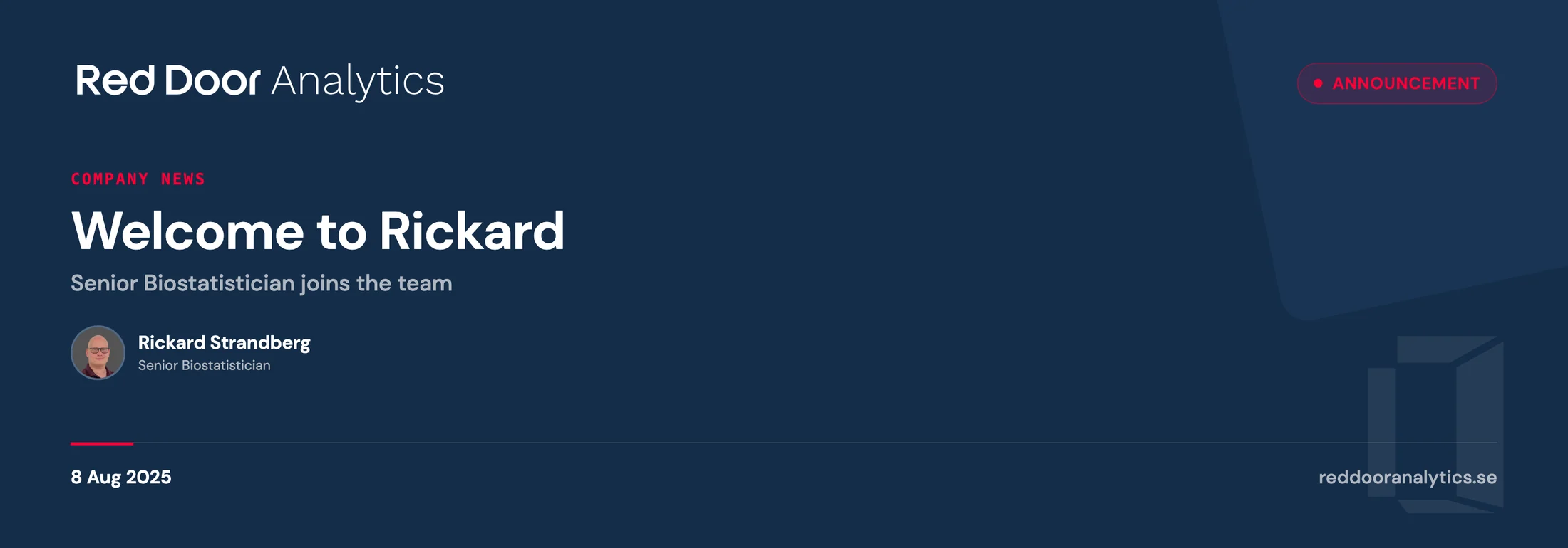 Welcome to Rickard — Red Door Analytics